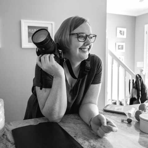 Portrait de la photographe de famille Kristin Watkins d'Atlanta, GA La photographe de la famille Atlanta Kristin Watkins