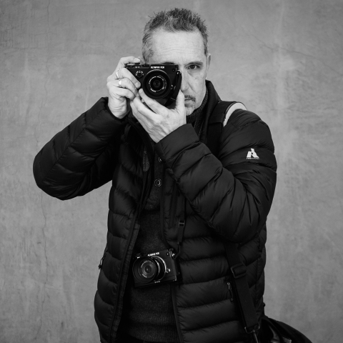 BW studio portrait of Cliff Etzel - Oregon Documentary Family Photography Cliff Etzel - Eugene, Oregon Documentary Photographer