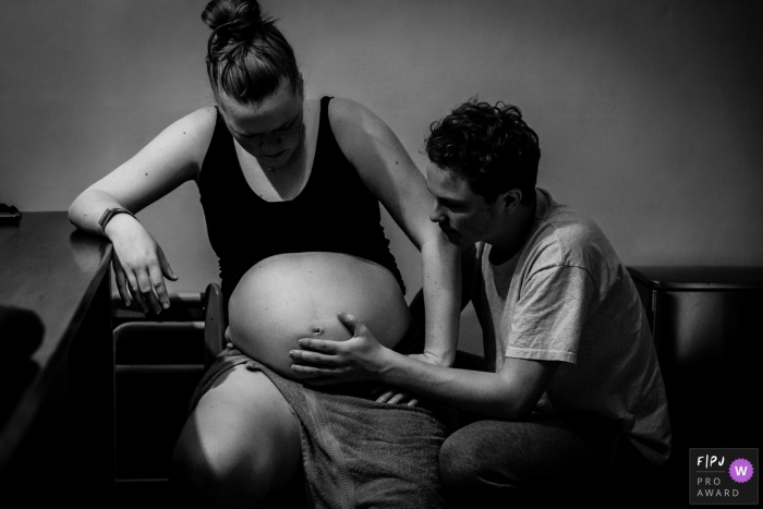 Photo by: <a href="https://www.fpja.com/documentary-family-photography-contests/marjolein-roossien/groningen/2104259">Marjolein Roossien - Netherlands</a> Groningen Netherlands dad offers Support and connection with his little one
