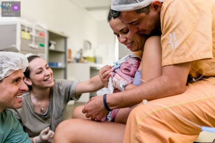 Brazil Hospital Maternity photography from a birth in São Luiz